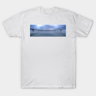 Bridges Under Fog - Murray Bridge, South Australia T-Shirt